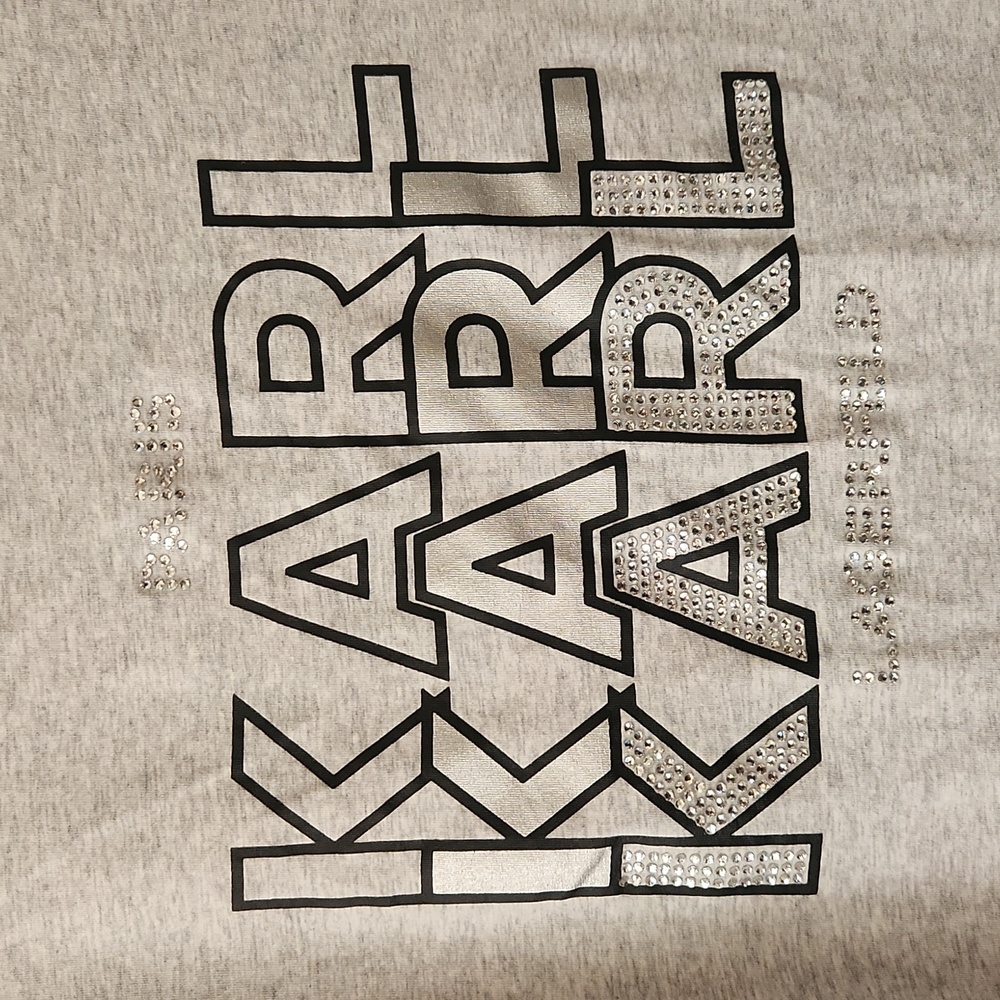 Karl Lagerfeld Diamond Tshirt - Picture 2 of 8